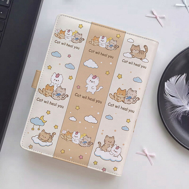 【2点購入40％OFFクーポン】 韓国風 A5 システム手帳 バイブルサイズ 犬 ワンコ く...