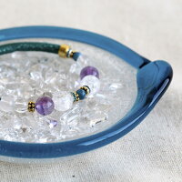 琉球ガラスヒマラヤ水晶浄化セット(青・赤・緑)ヒマラヤ水晶浄化ガラス縁結び出雲癒し天然石パワーストーン2304182627009