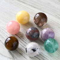 30mm丸玉(穴なし)スモーキークォーツ天然石パワーストーン縁結び出雲癒し2600000985826