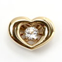 ダンシングストーン ブレスパーツ ハート イエローゴールドカラー アナヒータストーンズ