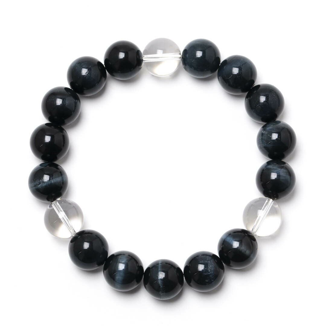 12ミリブレス ブルータイガーアイ ブレスレット　縁結び 出雲 天然石 パワーストーン アナヒータストーンズ
