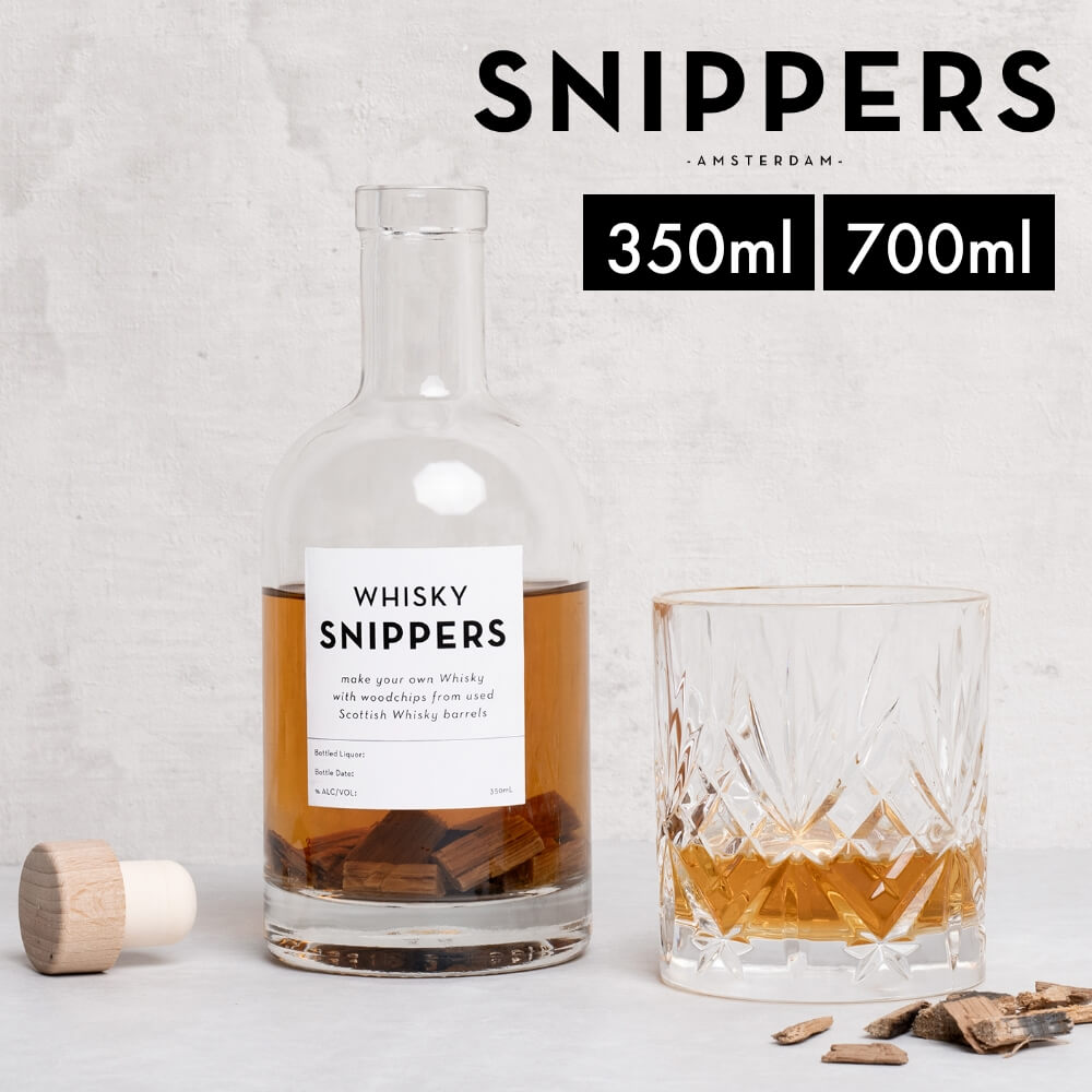 スニッパーズ オリジナル 350ml 700ml SNIPPERS | ウィスキー ジン ラム バーボン お酒 樽 熟成 ウッドチップ オーク樽 蒸留酒 熟成 晩酌 父の日 母の日 敬老の日 記念日 ギフト 誕生日 木樽 大人 オランダ 自宅で簡単樽熟成 オリジナル