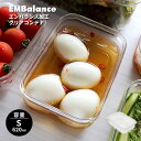 エンバランス クリアコンテナS 620ml | エンバランス加工 クリアケース 保存容器 食洗器OK 冷凍OK 入れ子収納 安心素材 BPAフリー 鮮度保持 発...