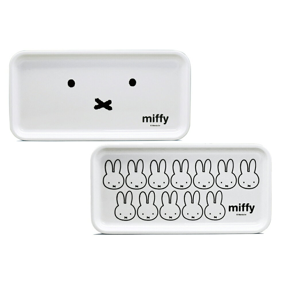 【BF限定P2倍】 ミッフィー フェイスシリーズ レクタングルトレー 24cm | お皿 プレート トレー 長方形..