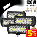 ★エントリーでP5倍★ワークライト 4個セット 120W LED作業灯 デッキライト LED投光器 120w 12v 24v 兼用 防水 防塵 防震 取付け自由...