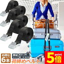 ★P5倍 マラソンセール★荷締めベルト 荷締バンド 6本セット 荷締機 固定ベルト 結束バンド バンド 梱包 ベルト 固定バンド 多用途 引越し 運搬用 使用簡単 幅25mm 長さ1m 地震対策グッズ 送料無料