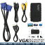 VGA S-video RCA AV to VGA Ѵץ ³ RCAݥå Sӥǥ ӥǥС CCTV VCD DVD PC to Laptop LCDƥ TV