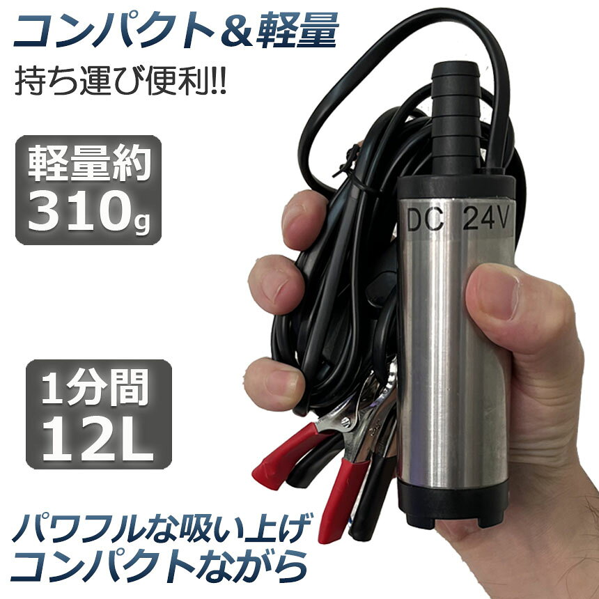 ����ݥ�� 12V 24V 4�ĥ��å� ���� �����������ݥ�� 12L/min �Хåƥ꡼������ ��ư �ݥ�� �����֥� 3m �����å��� ���� ���� ��� ���� �ӿ� ���� ���� ���� ��Ϥ ���� ����Хåƥ�