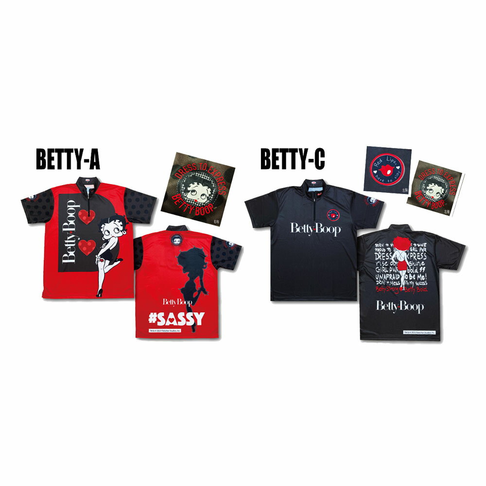 ABS ボウリング ※受注生産になります。 ●品番： BETTY-A(RED) BETTY-C(BLACK) ●サイズ：SS、S、M、L、LL、3L(日本サイズ) ●素材：ポリエステル100％ ●生産国：日本 ●Betty Boop×Pro ama First Collaboration ※ブランドポリシー上、昇華ネーム対応はできかねますのでご了承ください。 ※ご注文確定後はお客様都合による返品・交換・キャンセルはお受けできませんので予めご了承ください。 ※こちらの商品はネコポス発送予定です。 (ネコポスの場合は後ほど金額修正しご案内差し上げます。) 数量・複数商品購入によりネコポス発送不可の場合は、宅配便で発送します。 格安ボーリング用品販売実施中！Betty Boop×Pro ama 〜First Collaboration