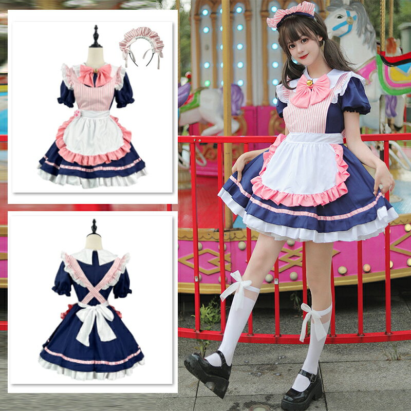 メイド服 メイドコスプレ コンカフェ ハロウィン メイド仮装 メイドコスチューム 猫爪 ネコ嬢 メイド レディース メンズ 女装 半袖 ショート丈 可愛いメイド 萌え メイドカフェ 喫茶店 こすぷれ イベント パーティー 学園祭 撮影 配信 S~5XL 選べる5色