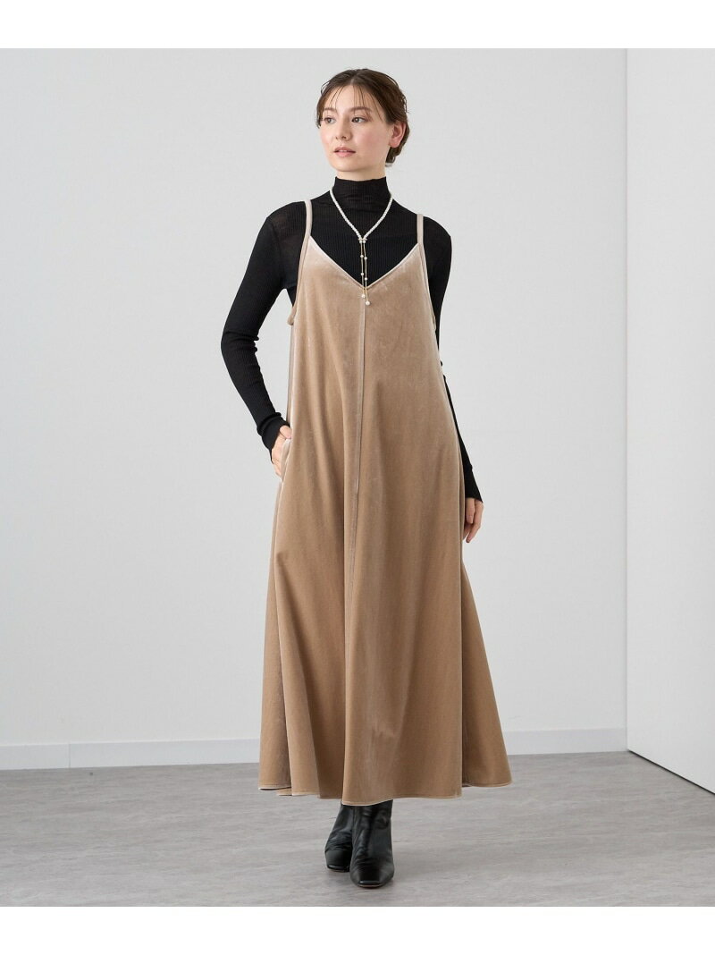 ベロアキャミソールワンピースANA...