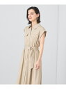 【SALE/40%OFF】ドライツイルポケットシャツワンピース ANAYI アナイ ワンピース・ドレス シャツワンピース ベージュ ネイビー【RBA_E】【送料...