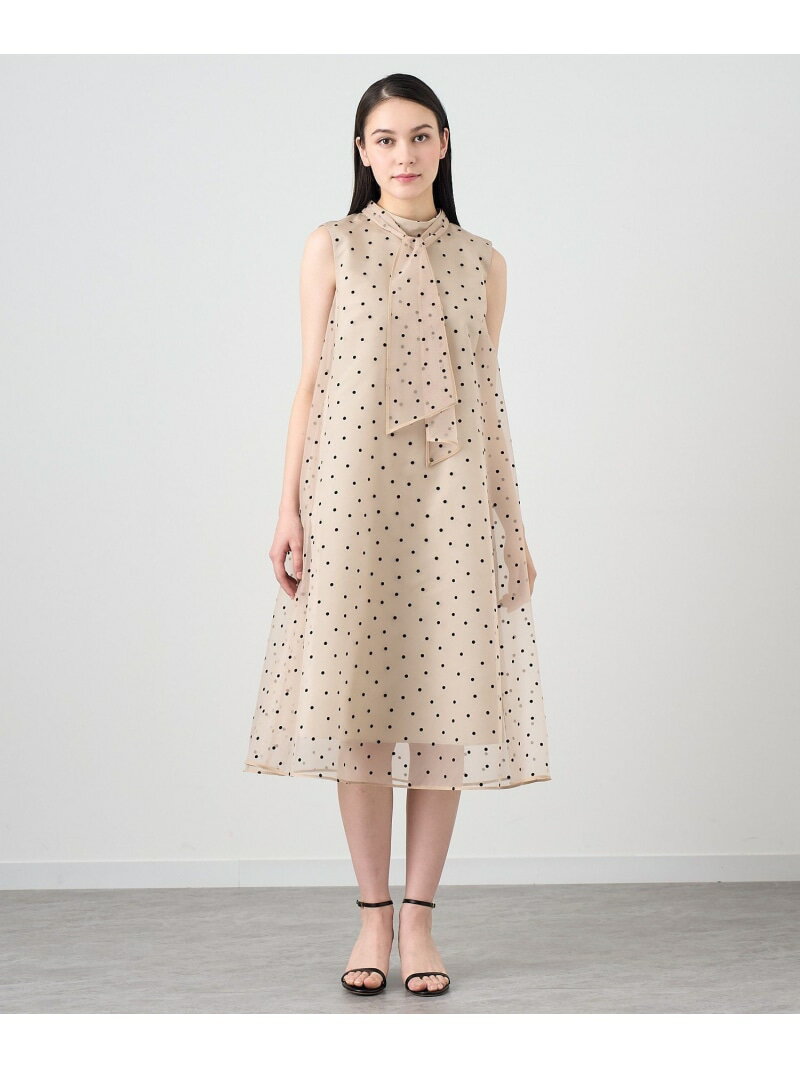 【SALE／50%OFF】シアーオーガンジーボウタイワンピース ANAYI アナイ ワンピース・ドレス その他のワ..
