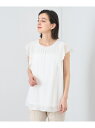 【SALE/40%OFF】シフォンコンビナローフリルプルオーバー ANAYI アナイ トップス その他のトップス ブルー ネイビー ホワイト ブラック【RBA_...