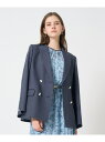【SALE/30%OFF】【セットアップ対応商品】オックスストレッチダブルジャケット ANAYI アナイ ジャケット・アウター テーラードジャケット・ブレザー ...