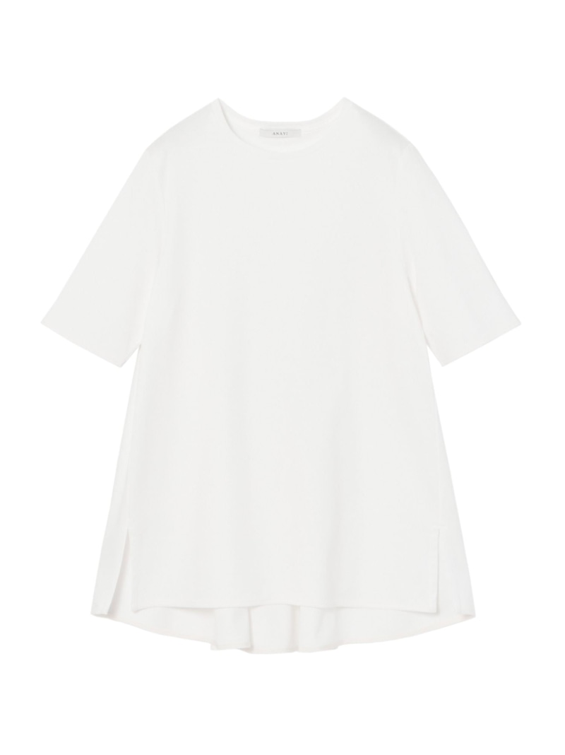 コットンスムース後ろフレアプルオー...