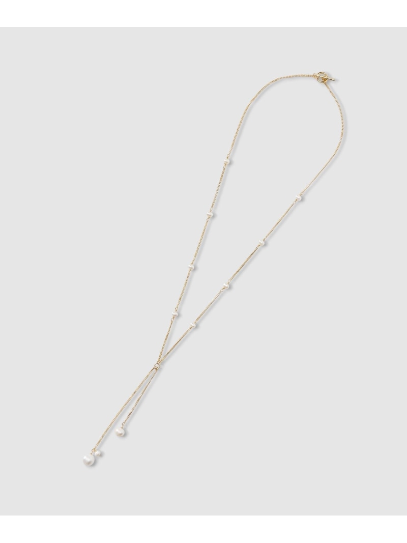 【Eternal Line 2026】淡水パールラリエットネックレス ANAYI アナイ アクセサリー・腕時計 ネックレス ホワイト【先行予約】*【送料無料】[Rakuten Fashion]