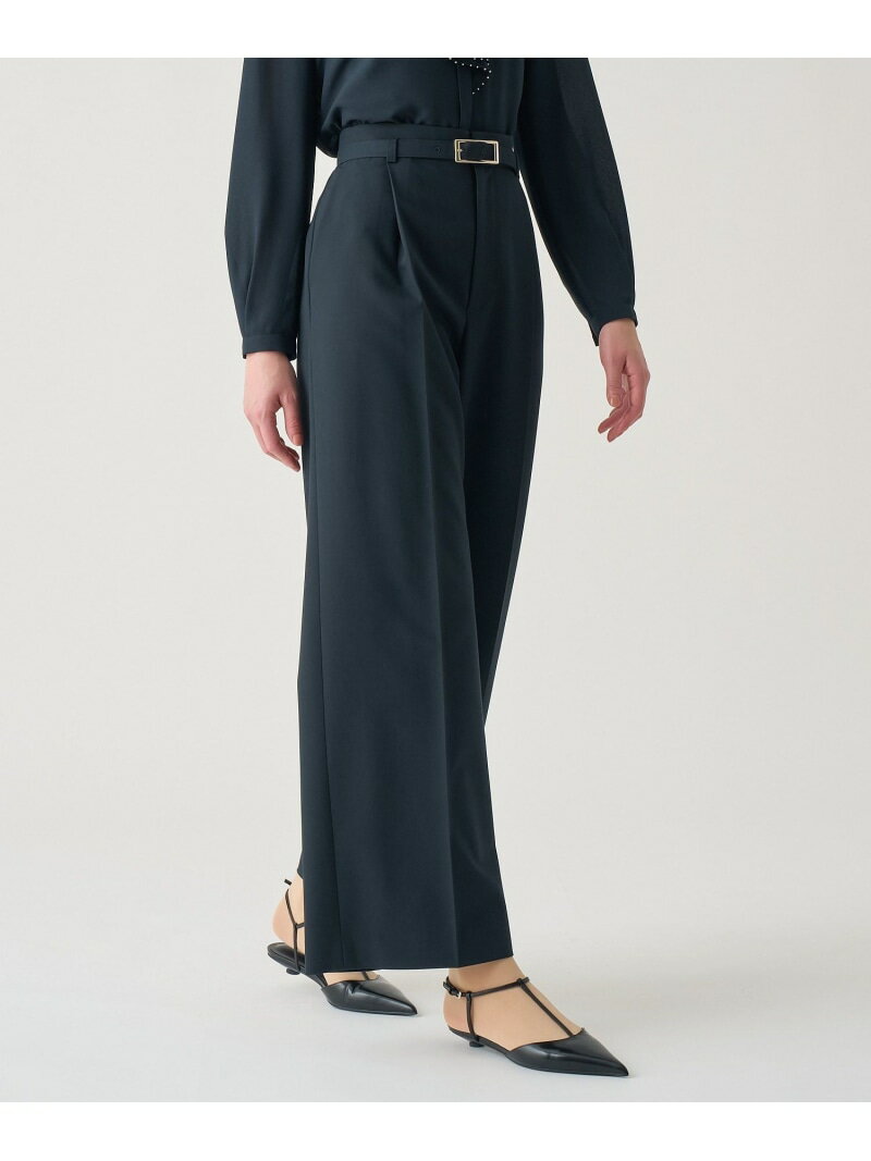 【Eternal Line 2026】クリアツイルワイドパンツ ANAYI アナイ パンツ その他のパンツ オレンジ ブラック ネイビー ホワイト【先行予約】*【送料無料】[Rakuten Fashion]