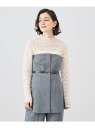 【SALE/40%OFF】【セットアップ対応商品】ウールトロピカルビスチェ ANAYI アナイ トップス その他のトップス グレー ブラウン ブラック【RBA_...