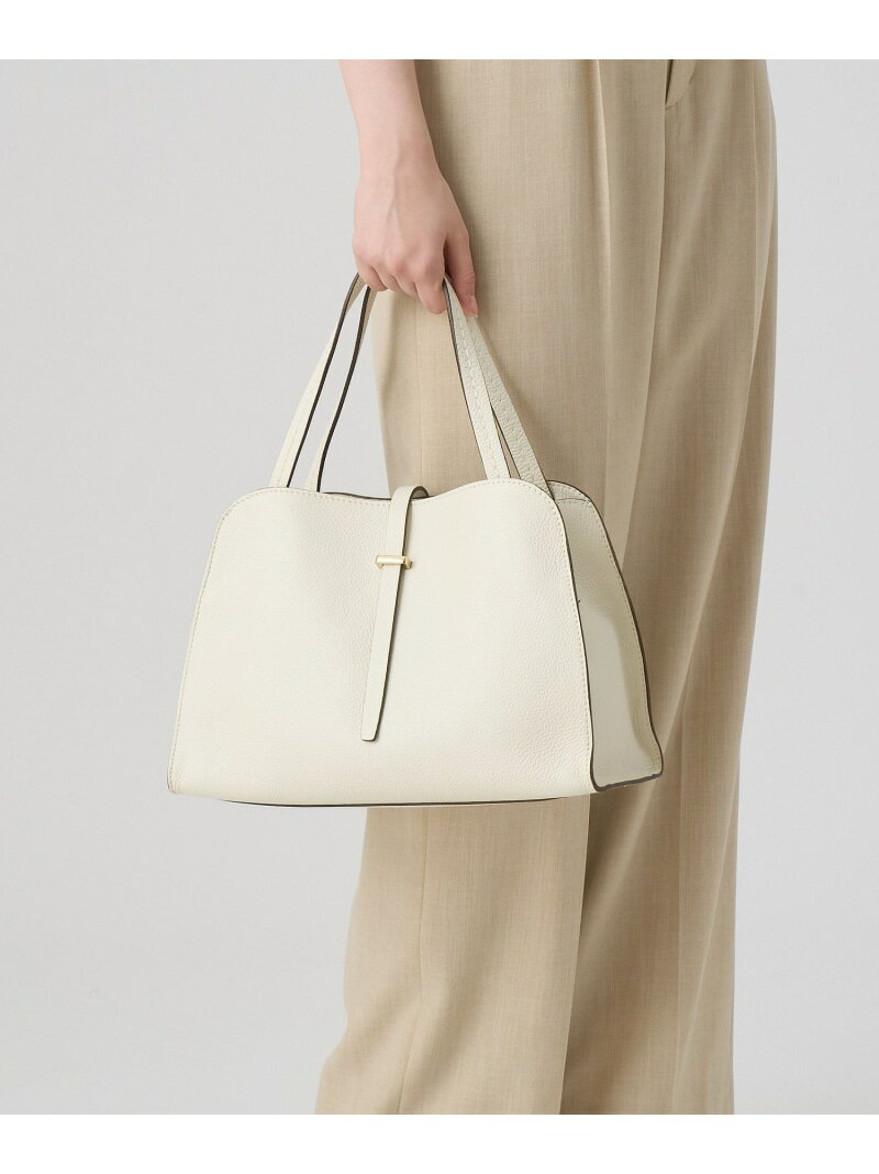 ◇ダブルハンドルトートバッグ ANAYI アナイ バッグ トートバッグ ホワイト ベージュ グレー【送料無料】[Rakuten Fashion]のサムネイル