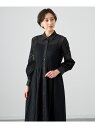 【SALE/40%OFF】エンブロイダリーシャツ ワンピース ANAYI アナイ ワンピース・ドレス シャツワンピース ブラック ホワイト【RBA_E】【送料無...