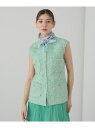 【SALE/50%OFF】【セットアップ対応商品】グリーンプレイドツイードジレ ANAYI アナイ ジャケット・アウター その他のジャケット・アウター グリーン...