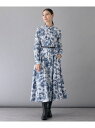 【SALE/30%OFF】スノートワルドジュイシャツ ワンピース ANAYI アナイ ワンピース・ドレス シャツワンピース ブルー グレー【RBA_E】【送料無...