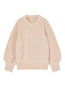 【SALE/30%OFF】MIXラメブークレショート プルオーバー ANAYI アナイ トップス ニット ホワイト オレンジ ネイビー【RBA_E】【送料無料】...