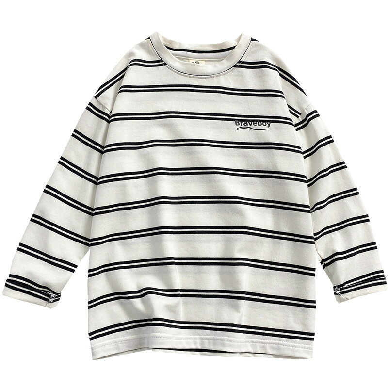 乐天商城 - キッズ Tシャツ カットソー 子ども服 ホワイト ブラック カジュアル かわいい 女の子 男の子 男女兼用 ゆったり 子供 子供服 春秋 通園 通学 110 120 130 140 150 160 170
