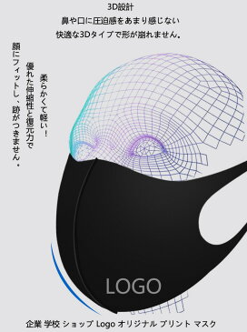 3000枚 オリジナルプリント マスク 洗える ショップ Logo 企業 学校 オリジナル プリント マスク 大人 男女兼用 ショップ 学校 オリジナル プリント マスク 大人オリジナルプリント ホワイト ブラック ピンク ブルー レディース ロット 名前入り ロゴ入り マスク