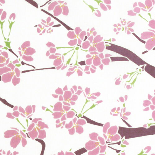 手ぬぐい「桜の花」さくら／サクラ／Cherry Blossoms／花見／春／てぬぐい