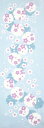 【2025年再入荷】手ぬぐい「梅雪輪 水色」ブルー/うめ/ウメ/梅春/日本/和柄/てぬぐい