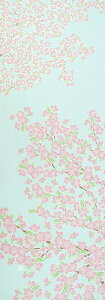 手ぬぐい「空に桜満開(さくらまんかい）」海外のお土産に／サクラサク／Cherry Blossoms／お花見／春／手拭／てぬぐい