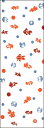 手ぬぐい「みずたまきんぎょ 赤系」金魚/水玉/かわいい/夏/てぬぐい