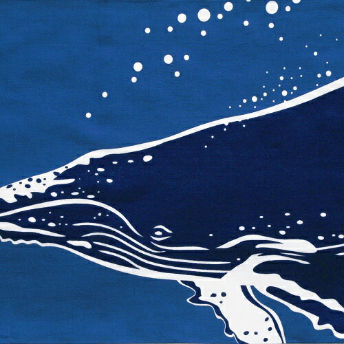 【2026年再入荷】手ぬぐい「クジラ」くじら／鯨／whale／勇魚／恵比寿様／漁業神／...