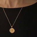 【a n c e】SV925 Phantom Coin Necklace
