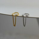 【a n c e】SV925 Double Chain Earcuff(4)