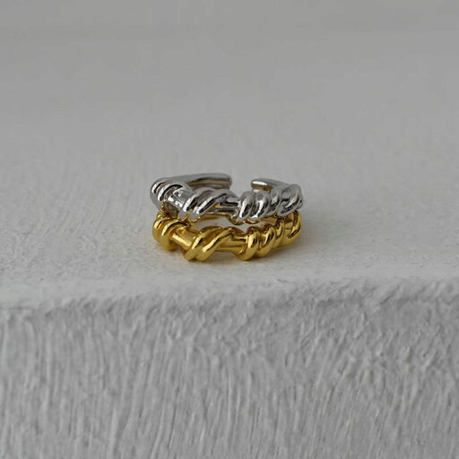 【a n c e】SV925 Coil Design Ring 【a n c e】SV925 Coil Design Ring