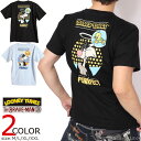 The BRAVE-MAN × LOONEY TUNES 半袖Tシャツ LTB-2502 ブレイブマン ルーニー・テューンズ 刺繍