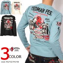 毎月1日はワンダフルP増量★テッドマン TEDMAN FES. ロンT TDLS-363 エフ商会 長袖 Tシャツ ロングTEE