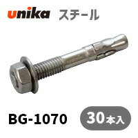 アンカーボルト ユニカ(株) スチール ビッグワンBG-1070 30本セット
