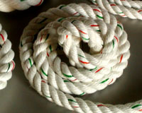 AMA スパン アンカー ロープ 20mm×200m 日本製 スパンエステル ロープ 3打 単品配送 39