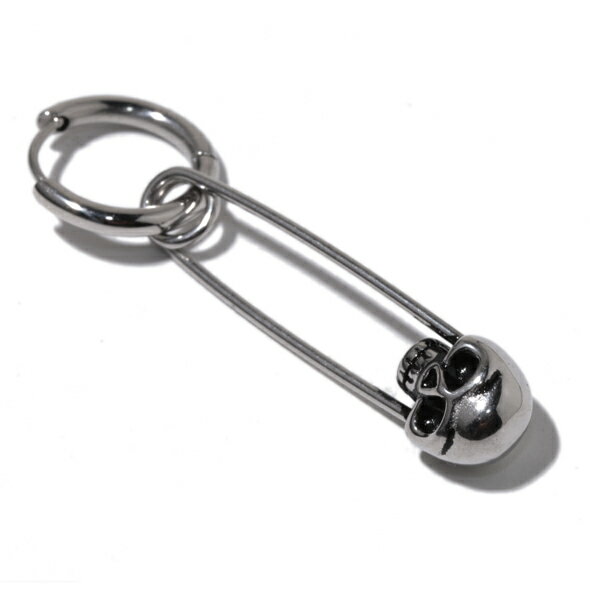 (アンカーセレクト)ANCHOR SELECT ピアス フープ ピン スカル as2139117ck FREE シルバー