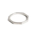 (アンカーセレクト) ANCHOR SELECT ナット 八角 サージカル リング 2mm ステンレス シルバー as2489226ck