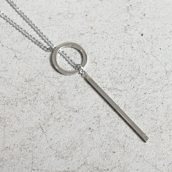 (アンカーセレクト) ANCHOR SELECT バー フープ 2連 チャーム ネックレス as2489328ck