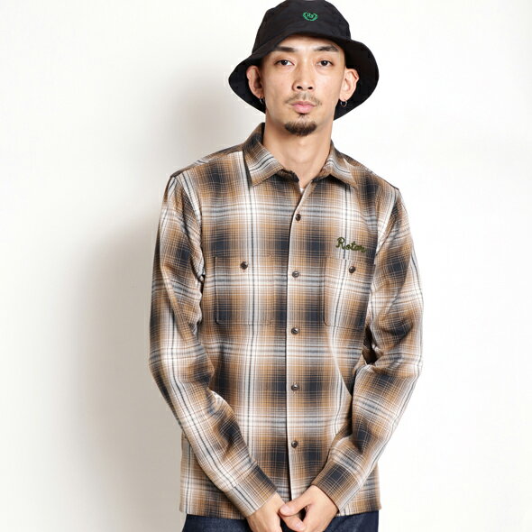 () ROTAR Herringbone Check Shirt rt2354024