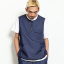 ([^[) ROTAR Soft Denim Pullover Vest rt2412007