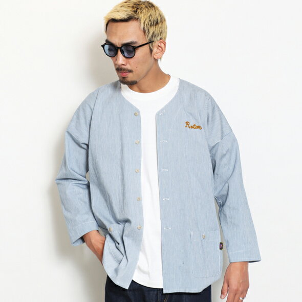 (ローター) ROTAR Hickory Stripe Work Shirt rt2414002