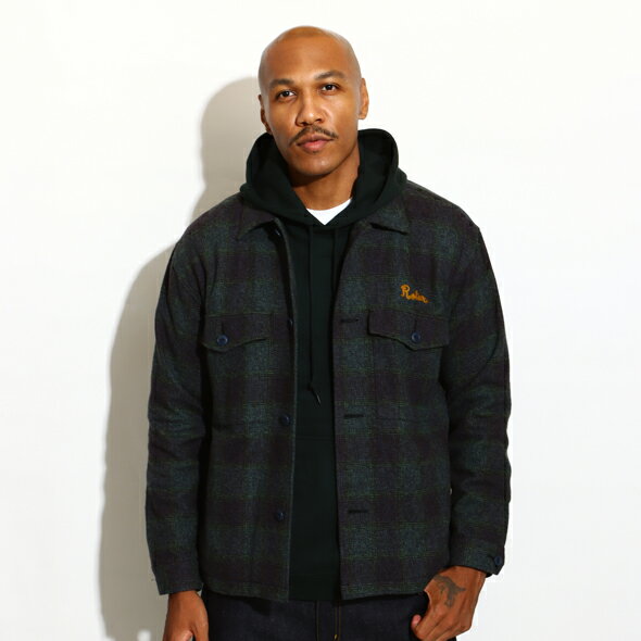 (��������) ROTAR Ombre Check Shirt Jacket rt2574016