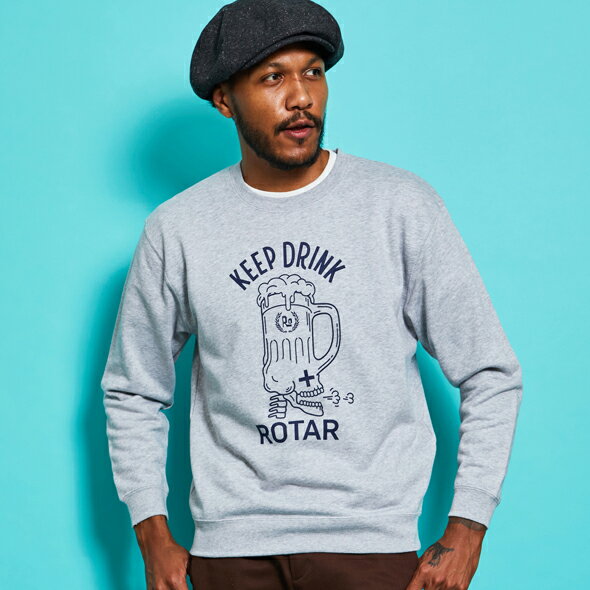 ROTAR (ローター) KEEP DRINK SWEAT スウェット トレーナー rt1957207